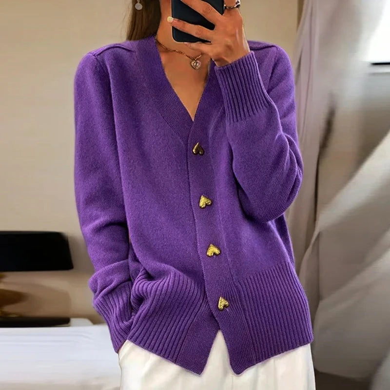 Averra Button Cardigan