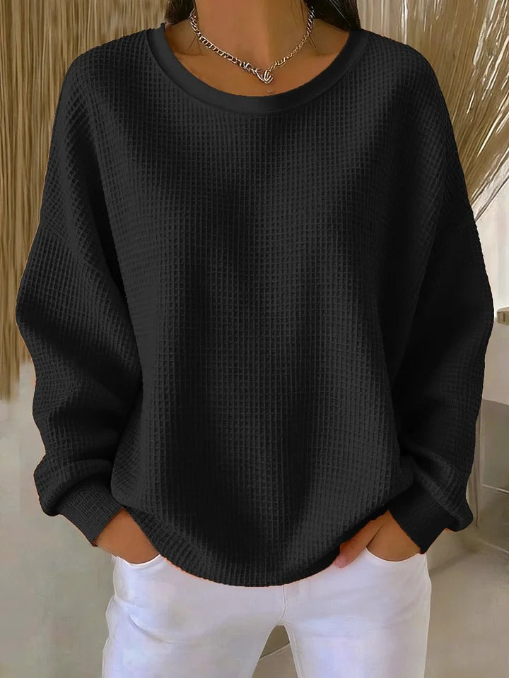 Bella Waffle Classic Sweater