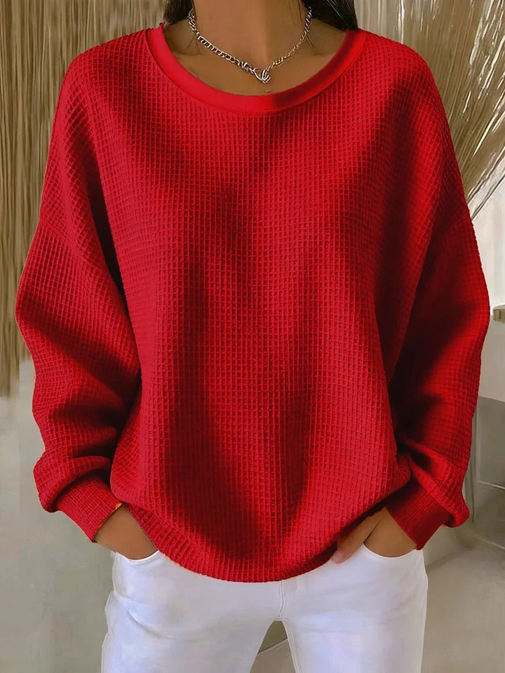 Bella Waffle Classic Sweater