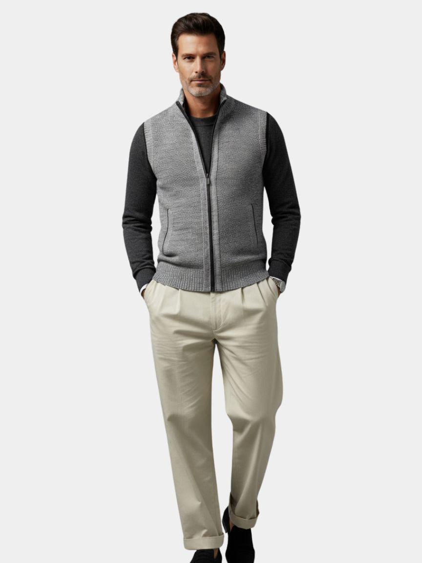 Vincent Tailored Zip-Vest