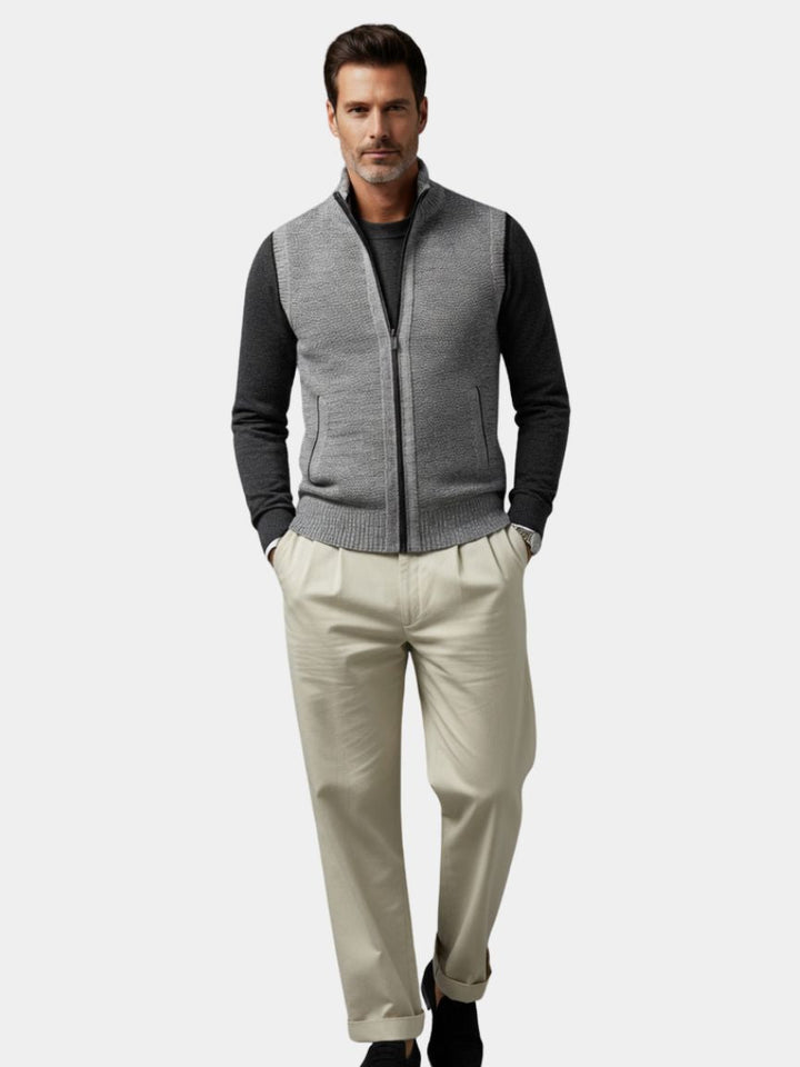 Vincent Tailored Zip-Vest