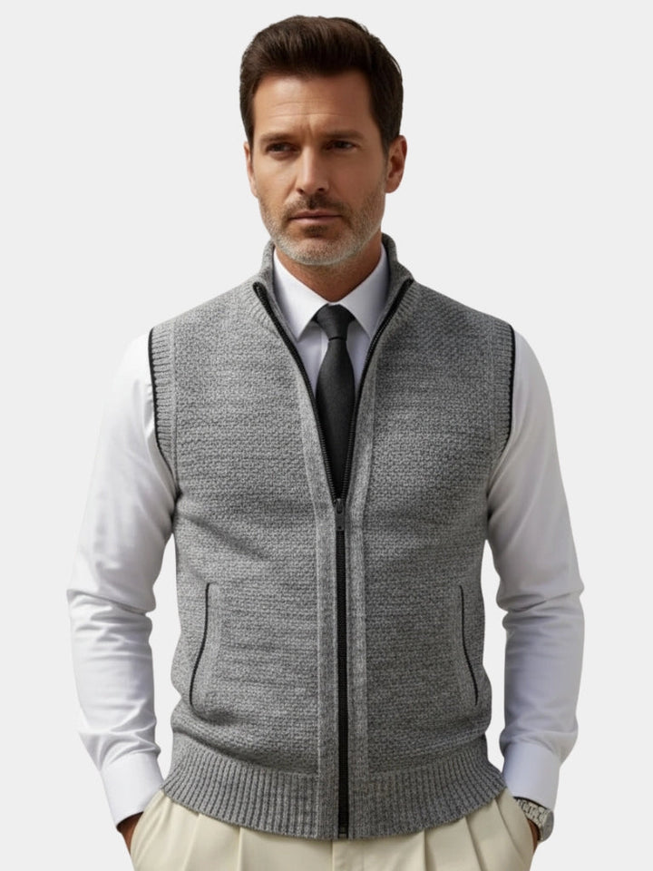 Vincent Tailored Zip-Vest