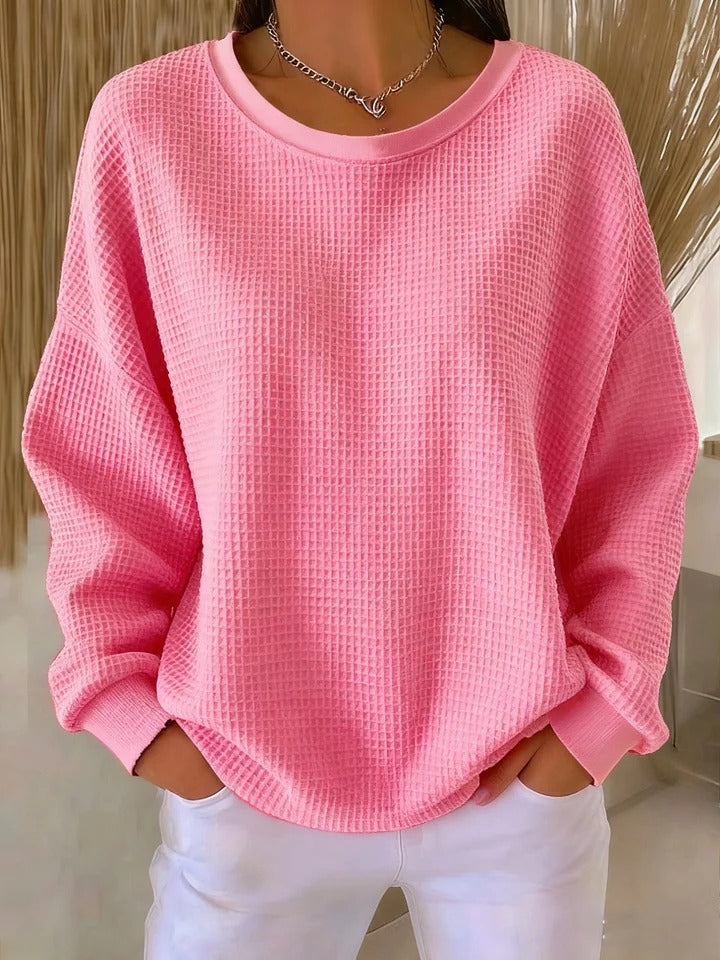 Bella Waffle Classic Sweater