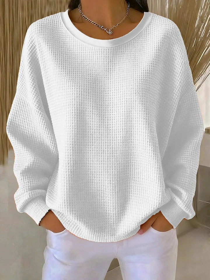 Bella Waffle Classic Sweater