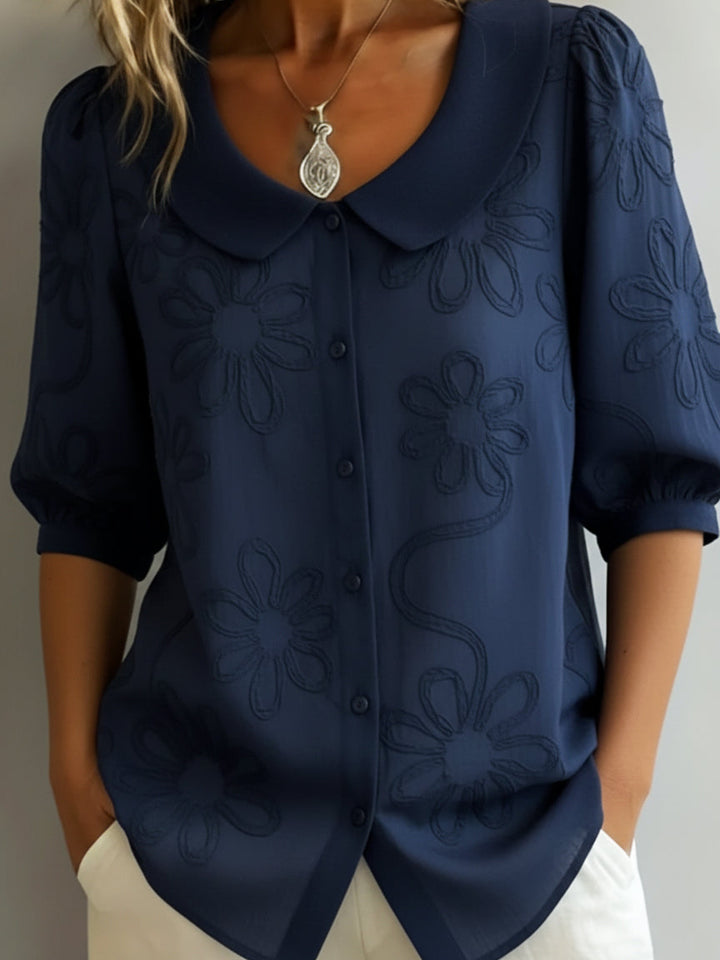 Daisy Elegant Floral Blouse
