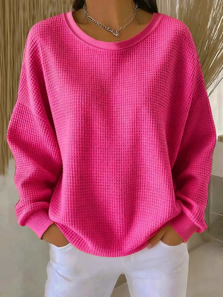 Bella Waffle Classic Sweater