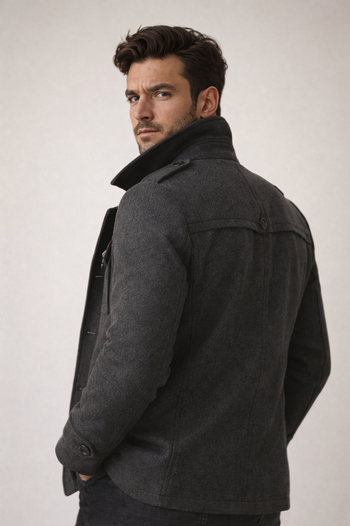 Sebastian Double-Breasted Wool Coat