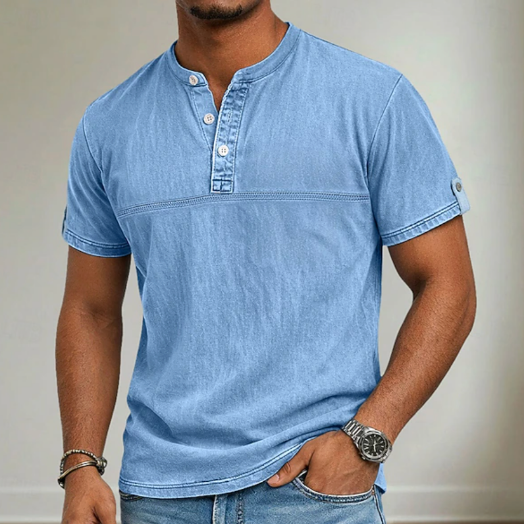 Donovan Denim Pullover Shirt