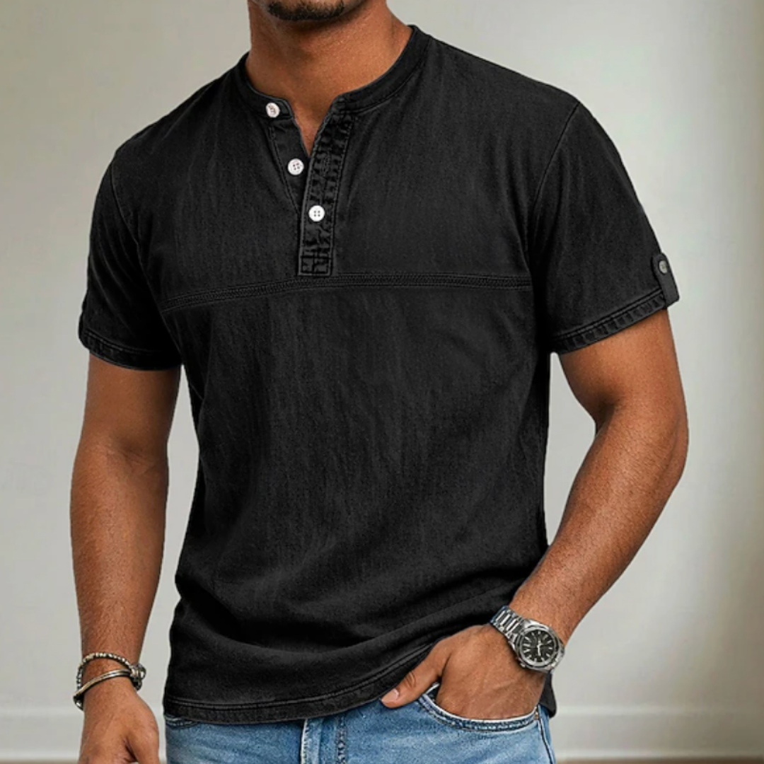 Donovan Denim Pullover Shirt