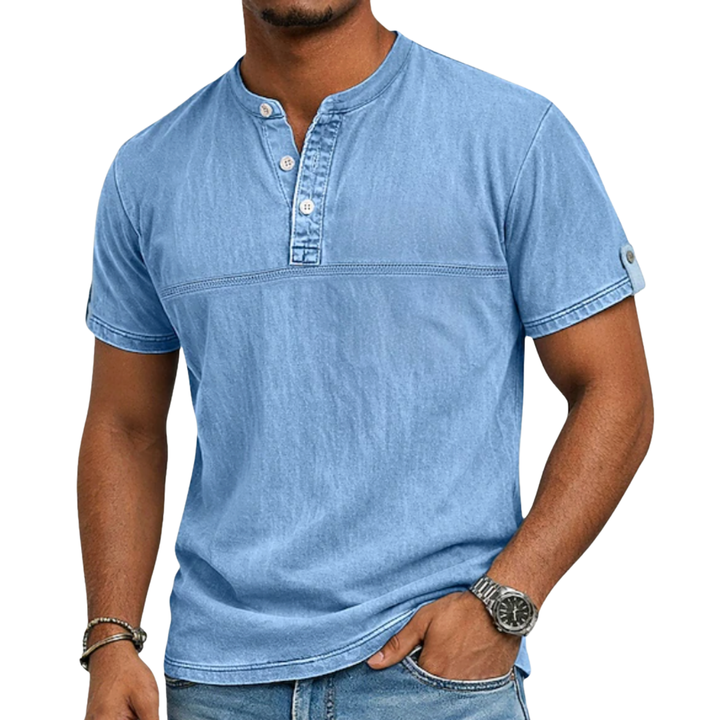 Donovan Denim Pullover Shirt