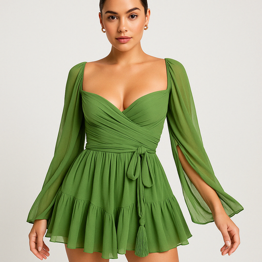 Luna Charm Mini-Dress