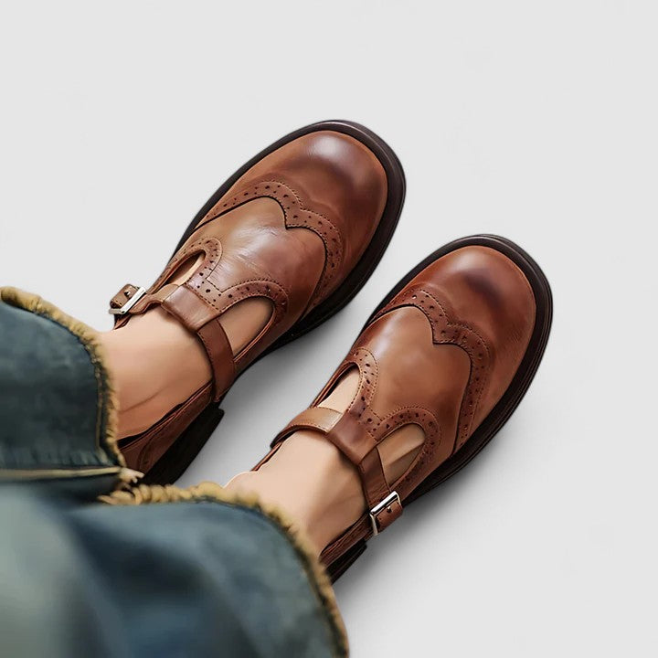 Beatrice Vintage T-Strap Shoes