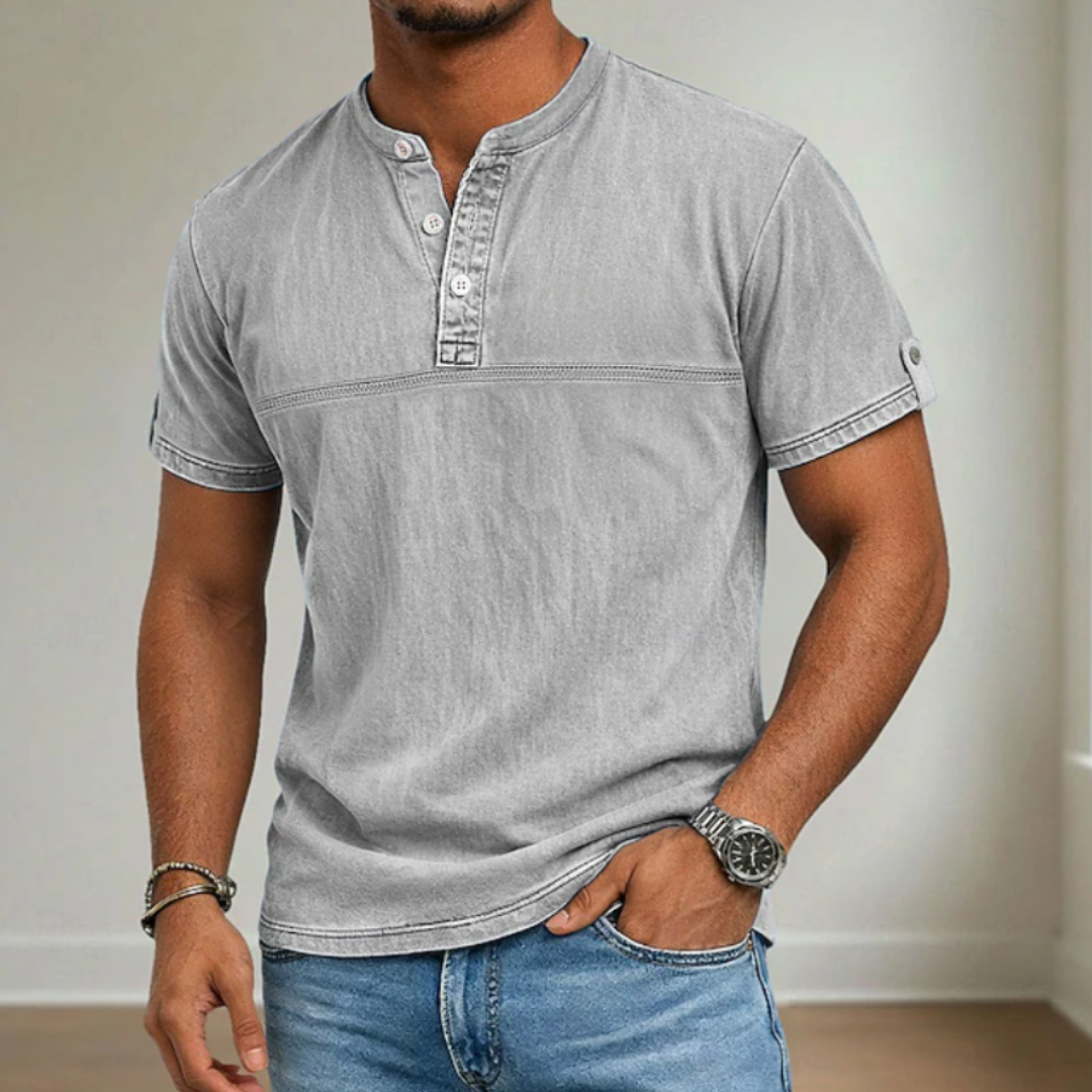 Donovan Denim Pullover Shirt