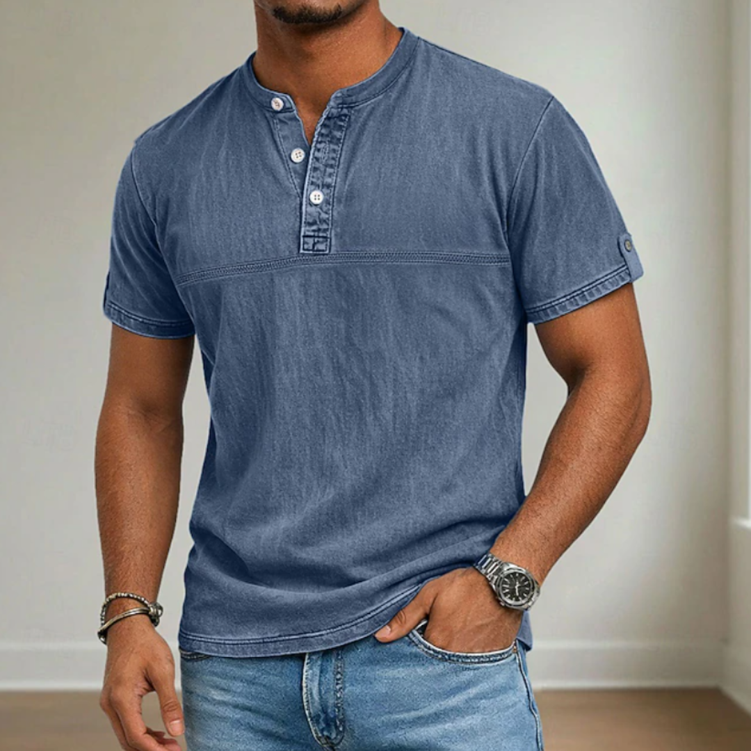 Donovan Denim Pullover Shirt