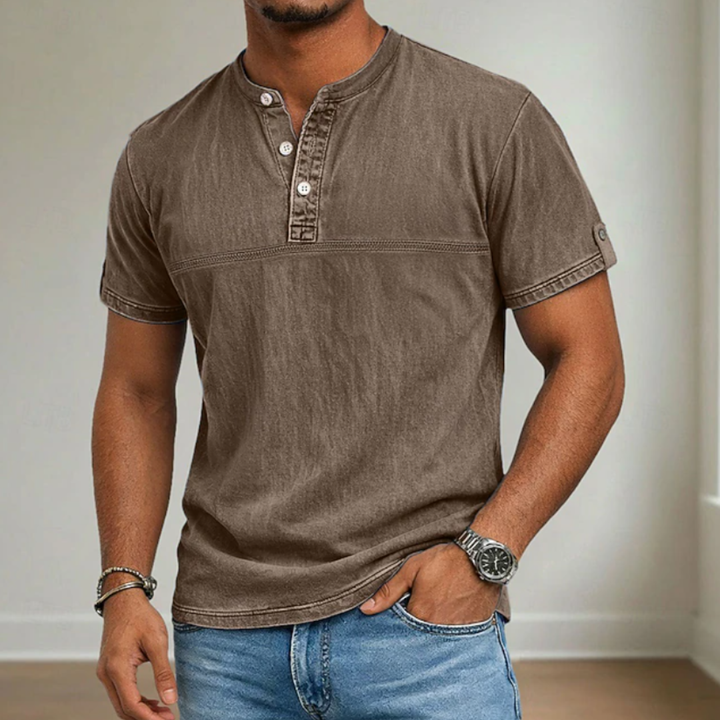Donovan Denim Pullover Shirt
