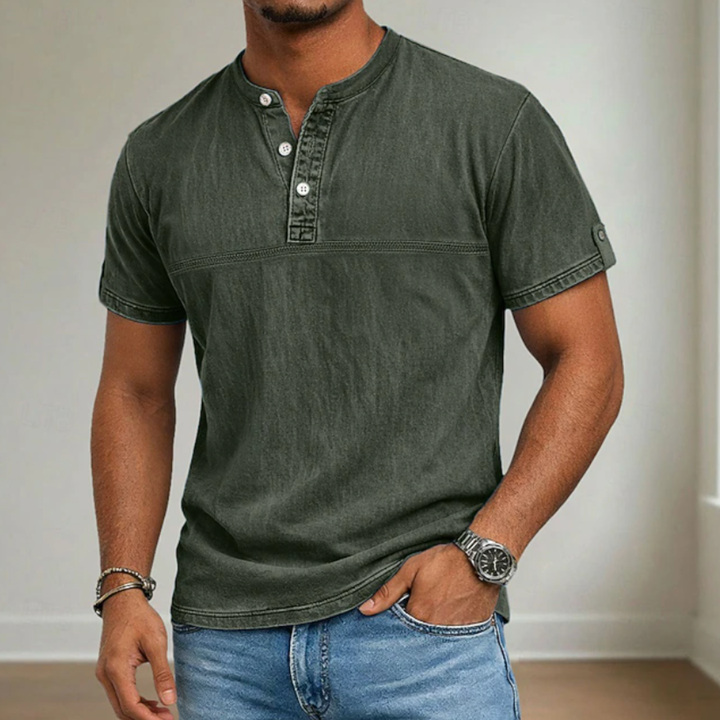 Donovan Denim Pullover Shirt