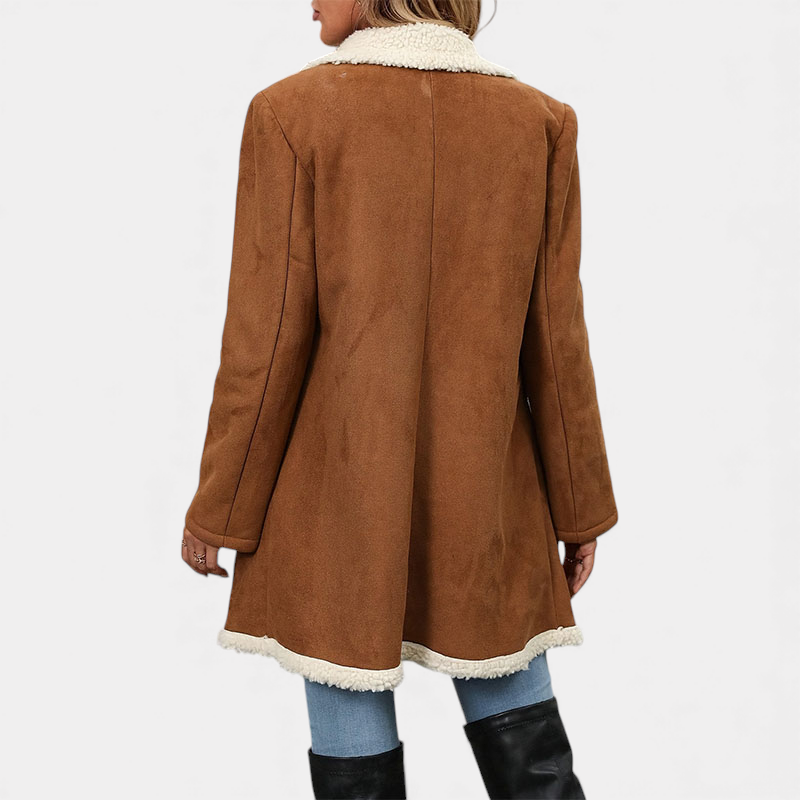 Velmara Sherpa-Lined Coat