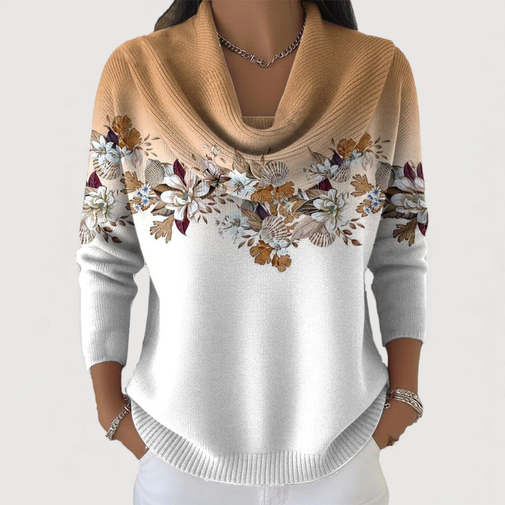 Serenelle Floral Sweater