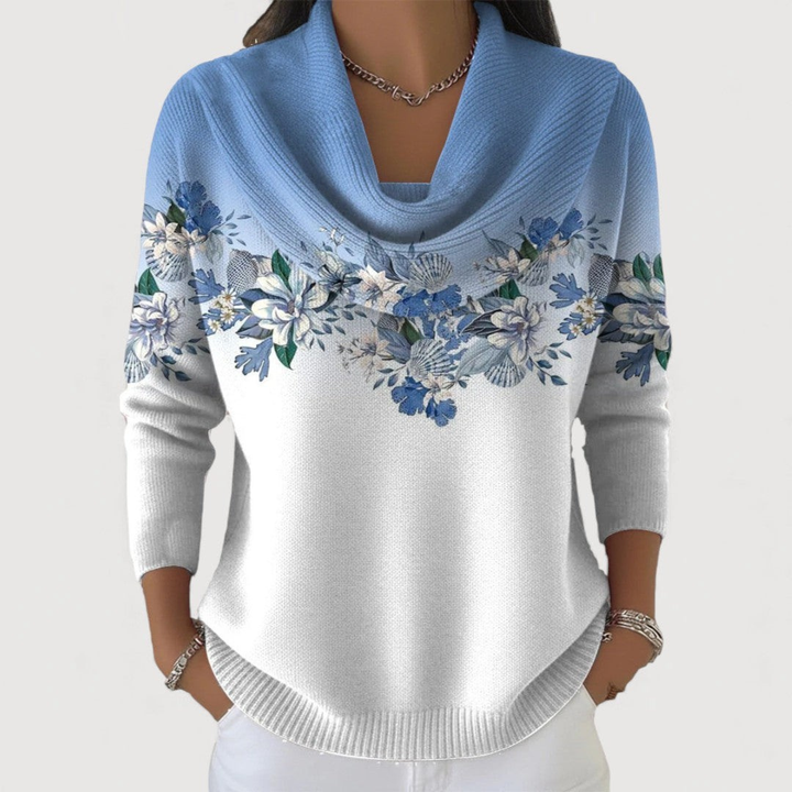 Serenelle Floral Sweater