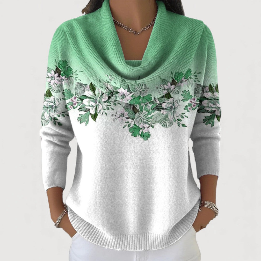 Serenelle Floral Sweater