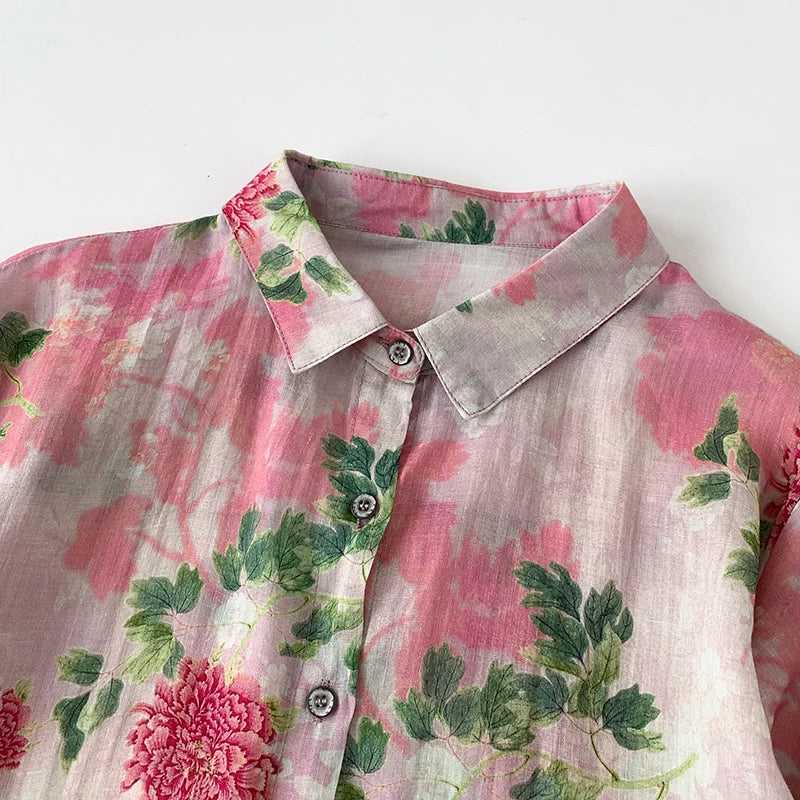 RoseVale Linen Shirt