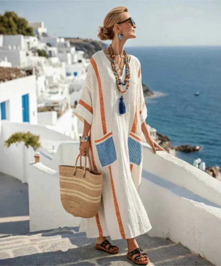 Marina Coastal Flow Dress