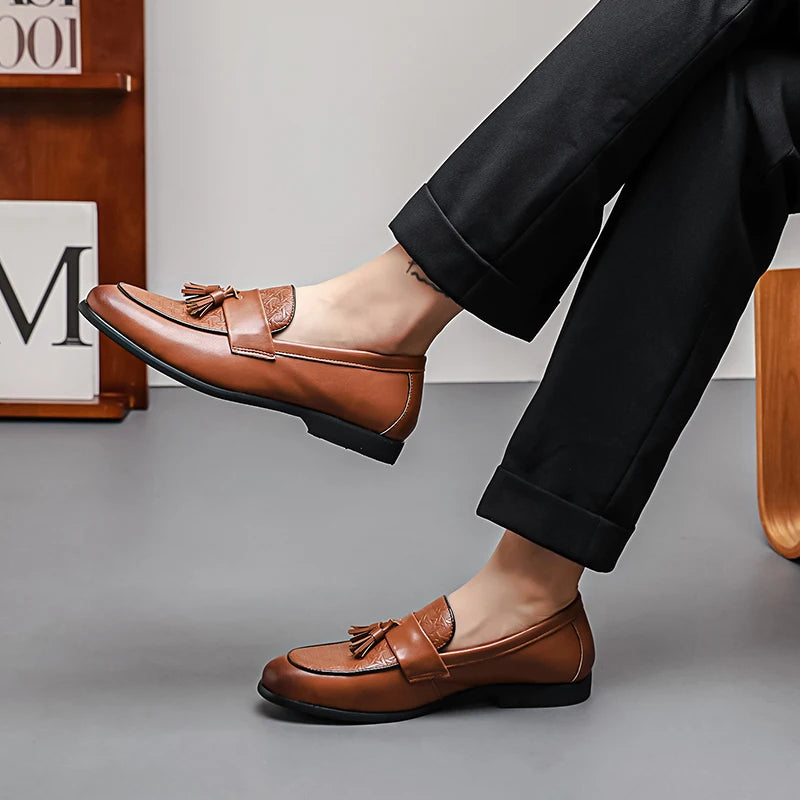 Aurelian Tassel Loafers
