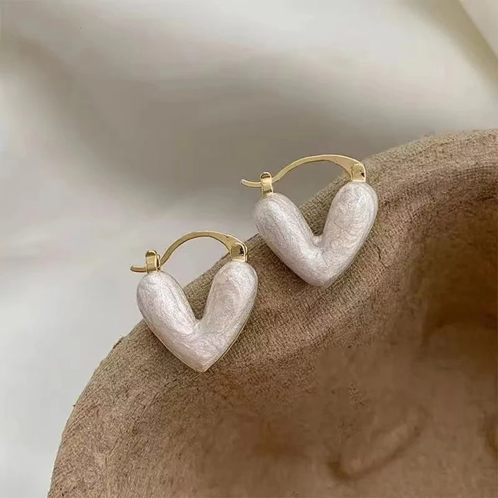 LunaHeart Drop Earrings