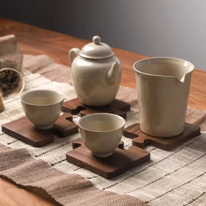 Woodlink™ Puzzle Coaster Set