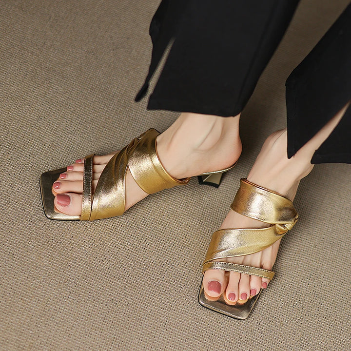 Fioren Glow Heeled Slides