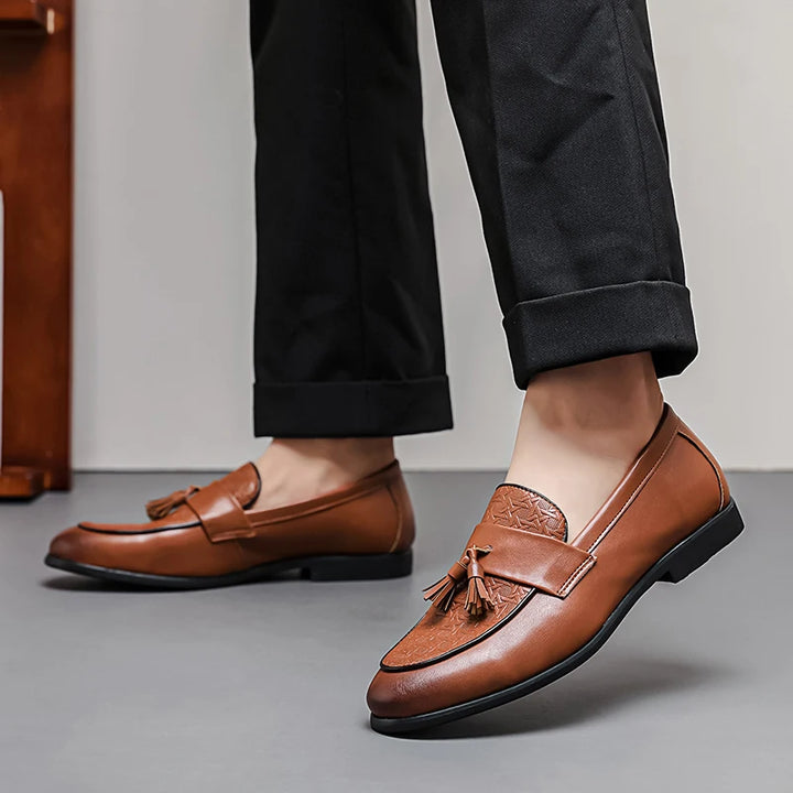 Aurelian Tassel Loafers