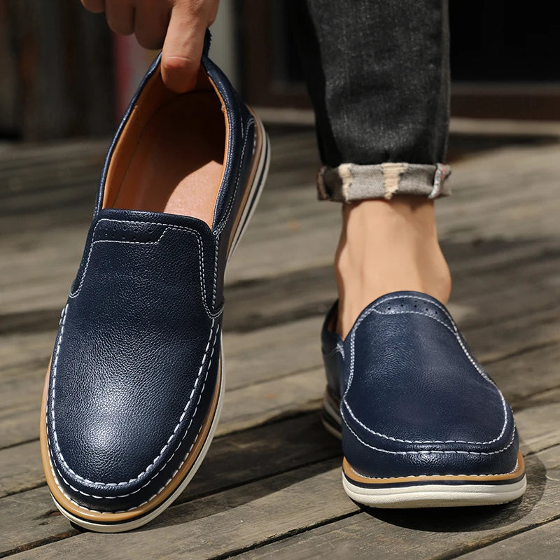 Lucent Leather Flats