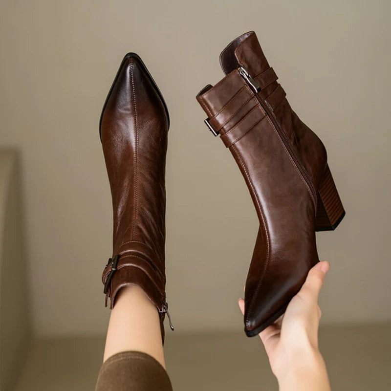 Velour Strada Autumn Boots