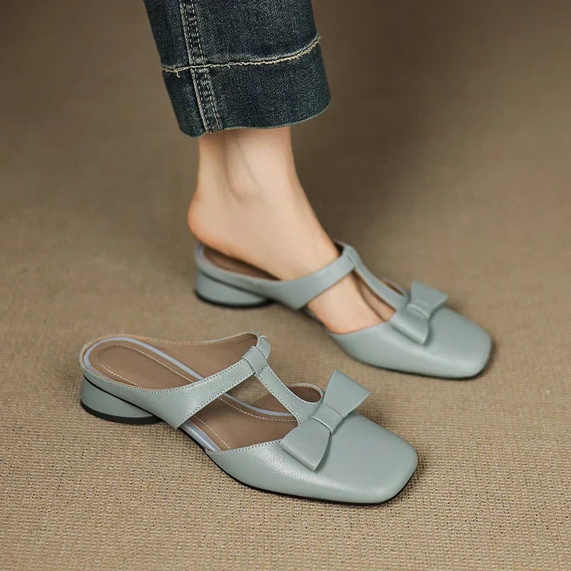 Rita Square-Toed Slippers
