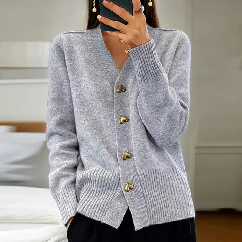 Averra Button Cardigan