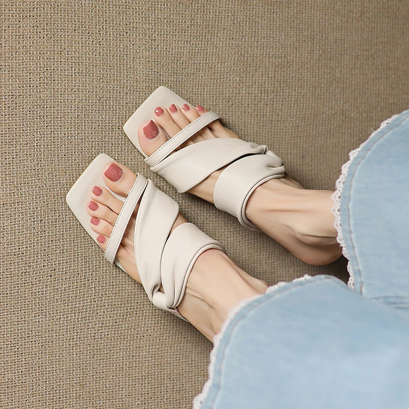 Fioren Glow Heeled Slides