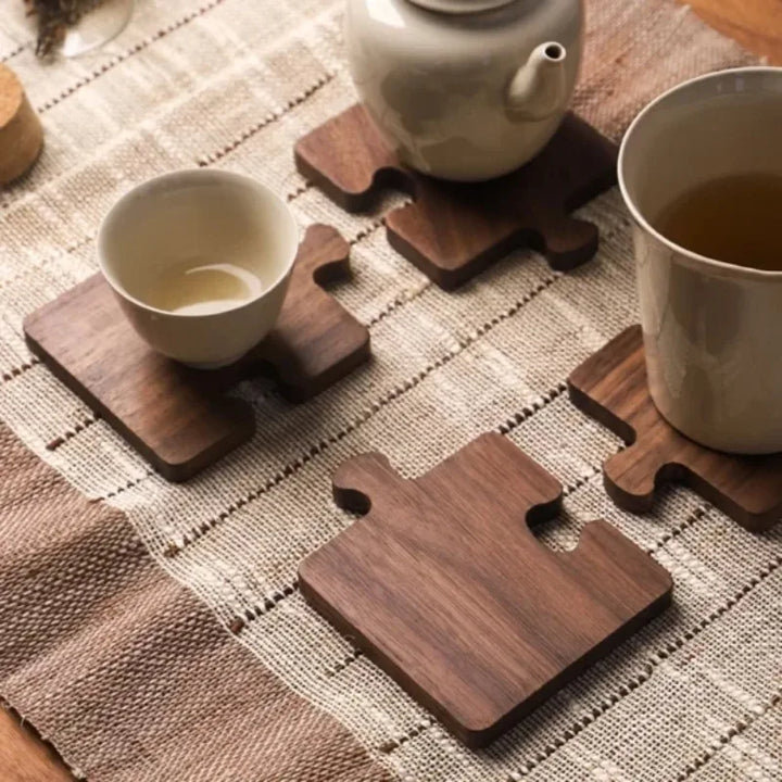 Woodlink™ Puzzle Coaster Set