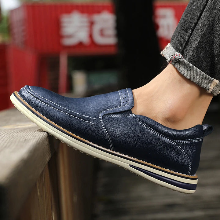 Lucent Leather Flats