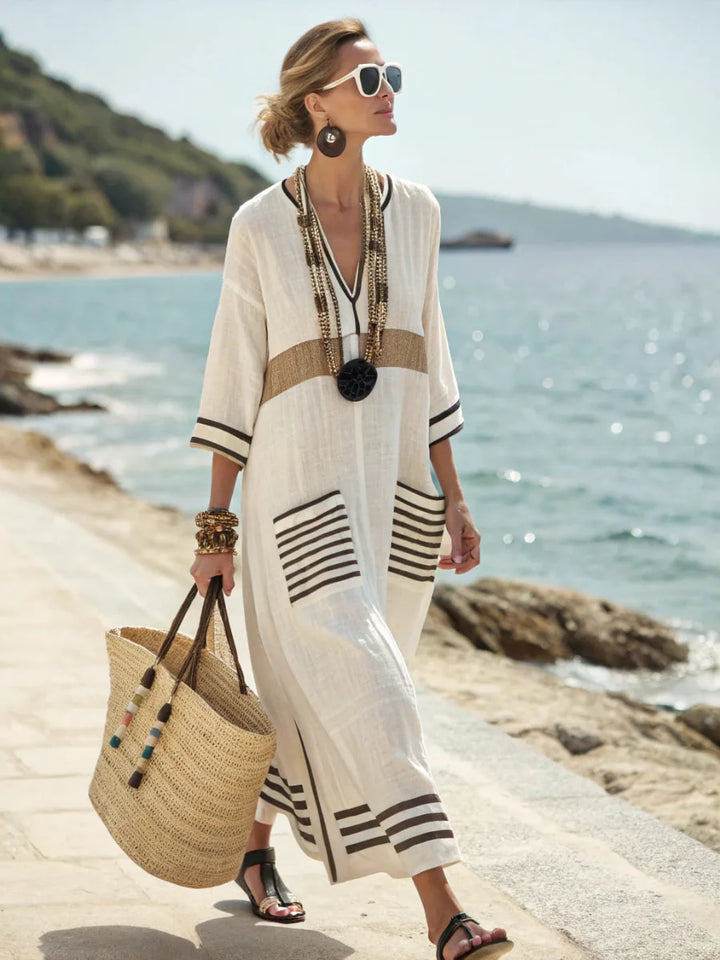Marina Coastal Flow Dress
