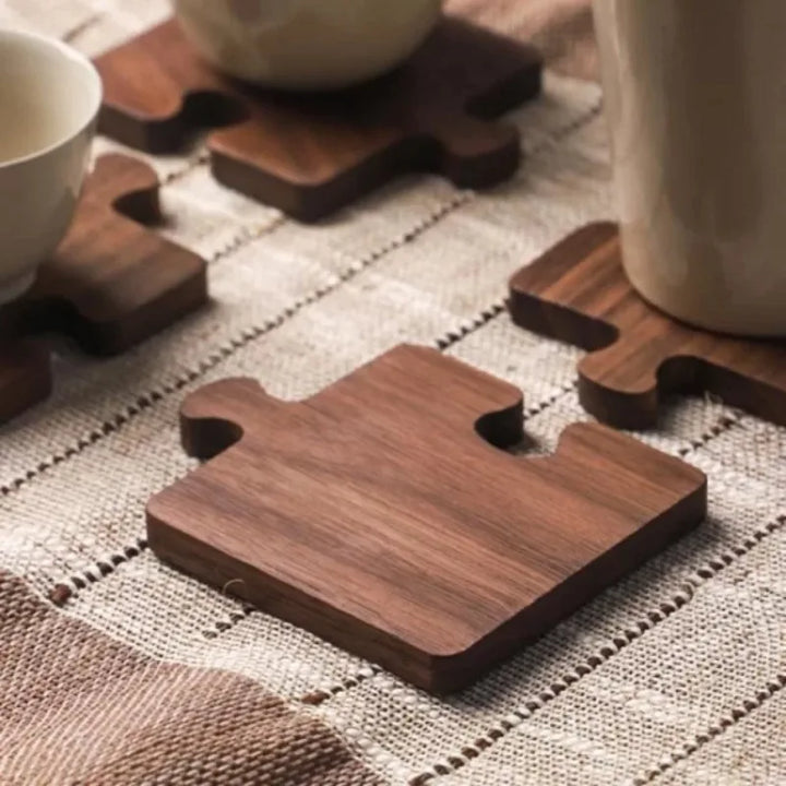 Woodlink™ Puzzle Coaster Set