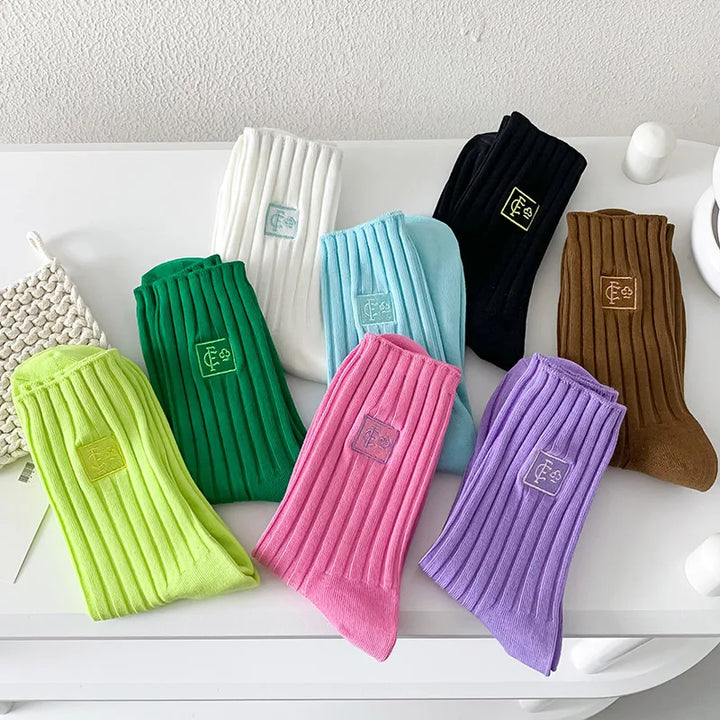 3 Pairs ColorPop Socks