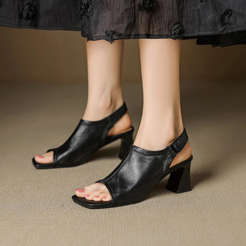 Stella Via Leather Sandals