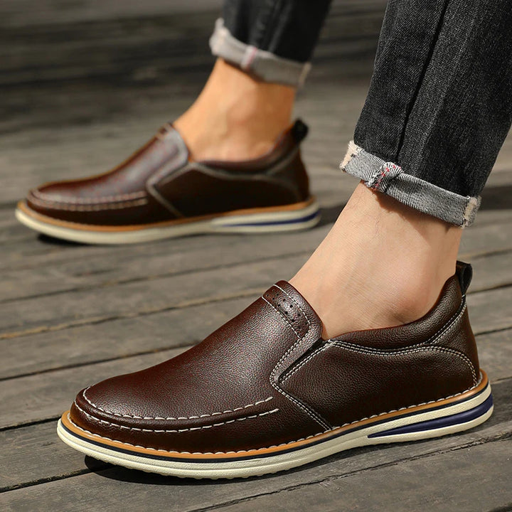 Lucent Leather Flats