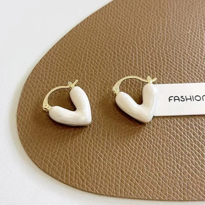 LunaHeart Drop Earrings