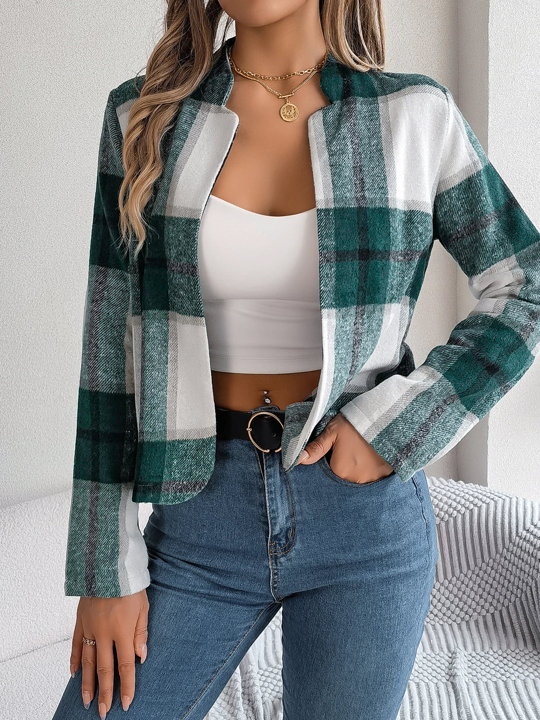 Elandra Plaid Jacket