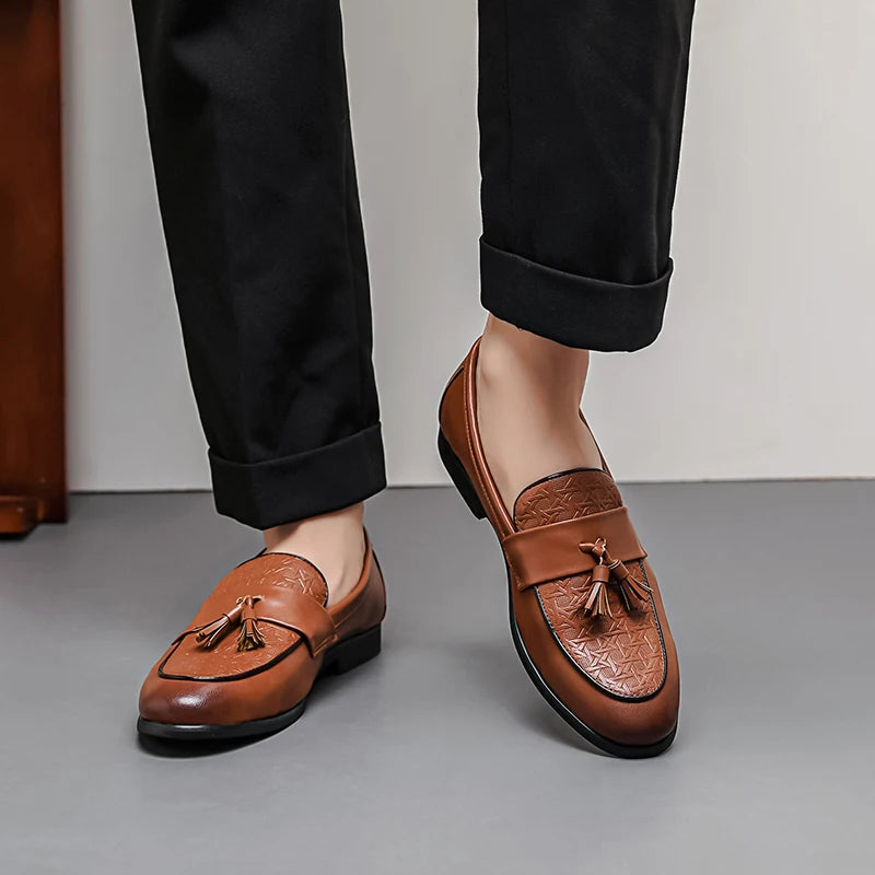 Aurelian Tassel Loafers