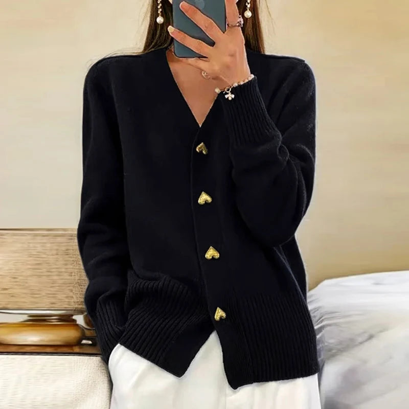 Averra Button Cardigan