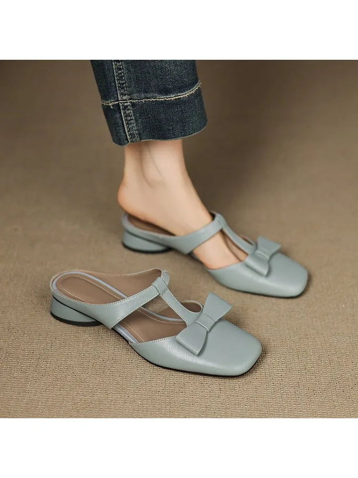Rita Square-Toed Slippers