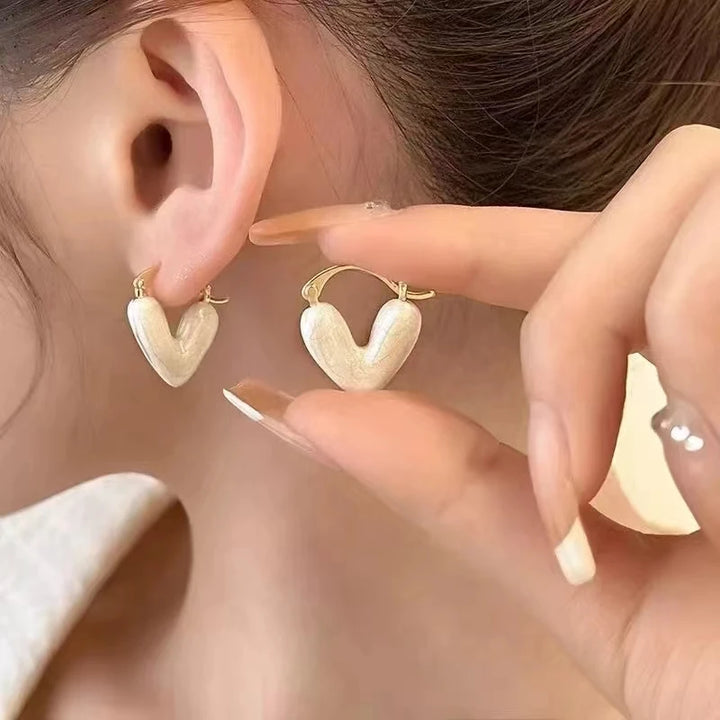 LunaHeart Drop Earrings