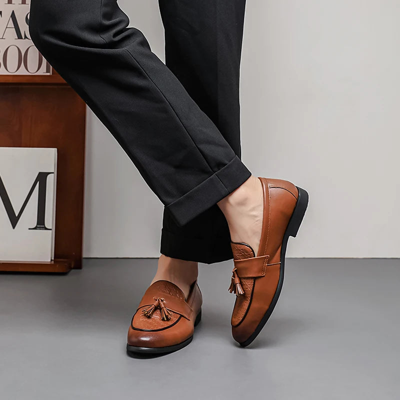 Aurelian Tassel Loafers
